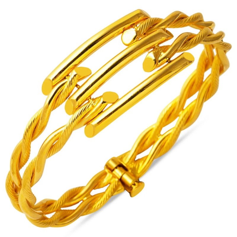 Üç Sıra Burma Model Kaburga Kelepçe Bilezik BLK6621 Üç Sıra Burma Model Kaburga Kelepçe Bilezik BLK6621