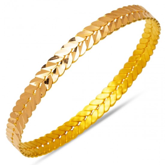 22 Ayar Başak Burma 23 Gr Bilezik BZK173 22 Ayar Başak Burma 23 Gr Bilezik BZK173