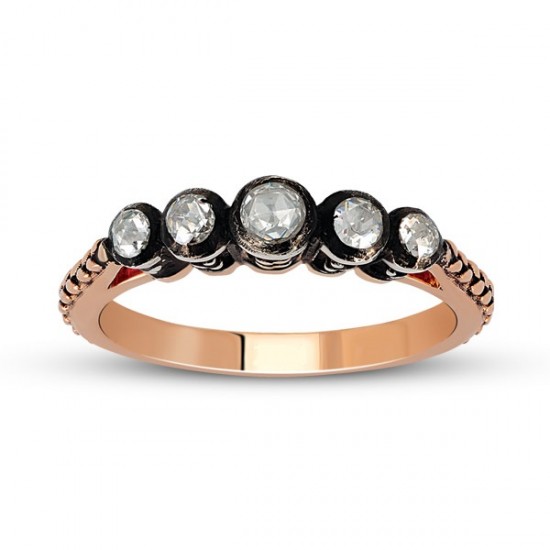 0.22 Ct Elmas Beştaş Yüzük EY16