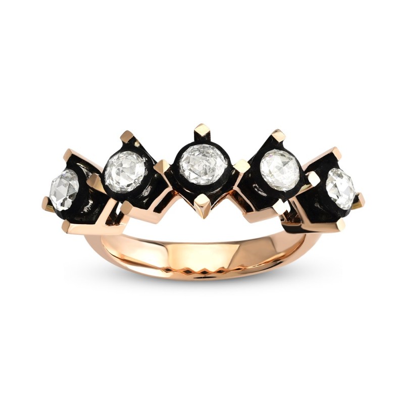 0.50 Ct Elmas Beştaş Yüzük EY32 0.50 Ct Elmas Beştaş Yüzük EY32