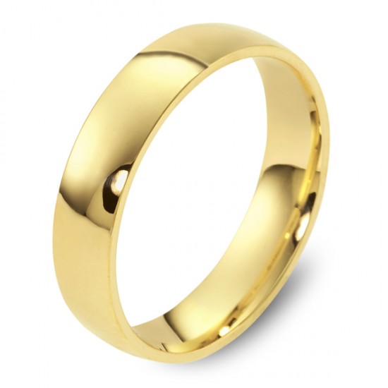 6 mm Oval Klasik Alyans KLA17 6 mm Oval Klasik Alyans KLA17