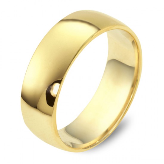 7 mm Oval Klasik Alyans KLA19 7 mm Oval Klasik Alyans KLA19