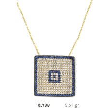  14 Ayar Altın Nazar Boncuğu Kolye KLY38