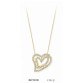 14 Ayar Altın Kalp Kolye KLY1018