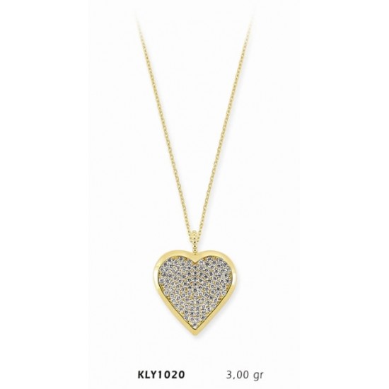 14 Ayar Altın Nazar Boncuklu Kolye KLY1020