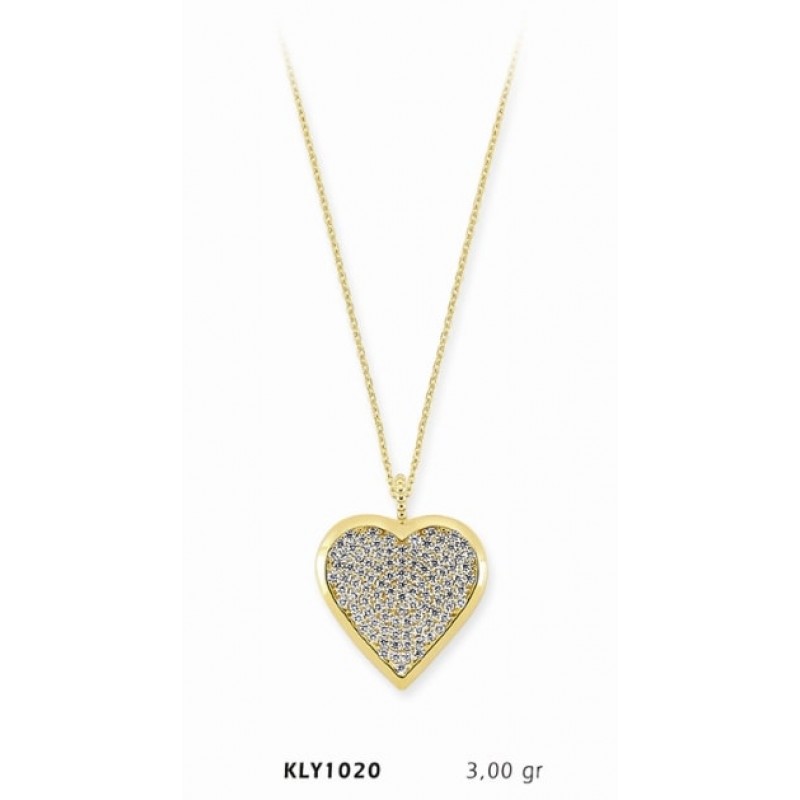 14 Ayar Altın Nazar Boncuklu Kolye KLY1020