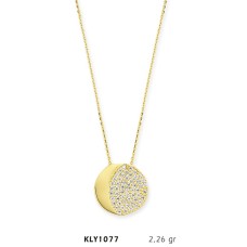 14 Ayar Altın Hilal Kolye KLY1077