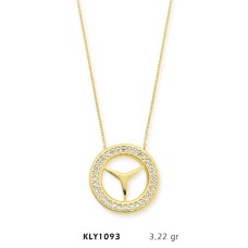 14 Ayar Altın Tamtur Kolye KLY1093