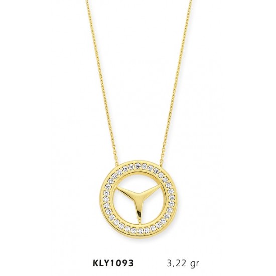 14 Ayar Altın Tamtur Kolye KLY1093