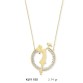14 Ayar Altın Anne Bebek Kolye KLY1155