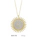 14 Ayar Altın Güneş Kolye KLY1170