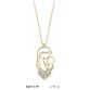 14 Ayar Altın Anne Bebek Kolye KLY1179