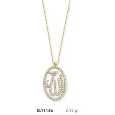 14 Ayar Altın Allah Yazılı Kolye KLY1186