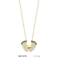 14 Ayar Altın Bebek Ayağı Kolye KLY1275