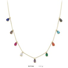 14 Ayar Altın Şans Kolyesi KLY1366