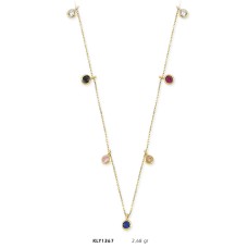 14 Ayar Altın Şans Kolyesi KLY1367