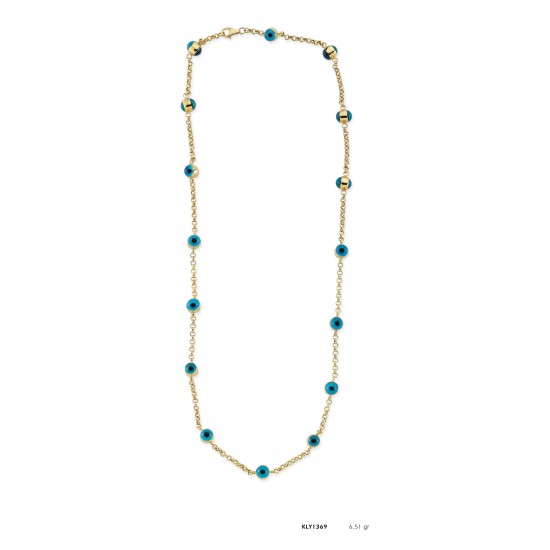 14 Ayar Altın Şans Kolyesi KLY1369