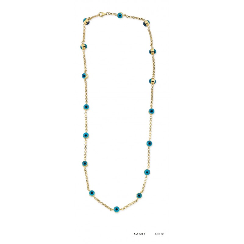 14 Ayar Altın Şans Kolyesi KLY1369