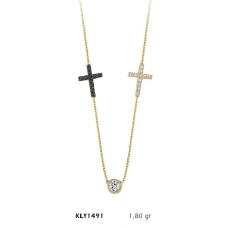 14 Ayar Altın Haç Kolye KLY1491