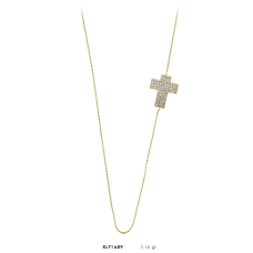 14 Ayar Altın Haç Kolye KLY1689