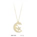 14 Ayar Ay Yıldız Kolye KLY1724