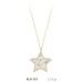1 4 Ayar Altın Yıldız Kolye KLY1767