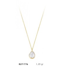 14 Ayar Altın Damlataş Kolye KLY1776