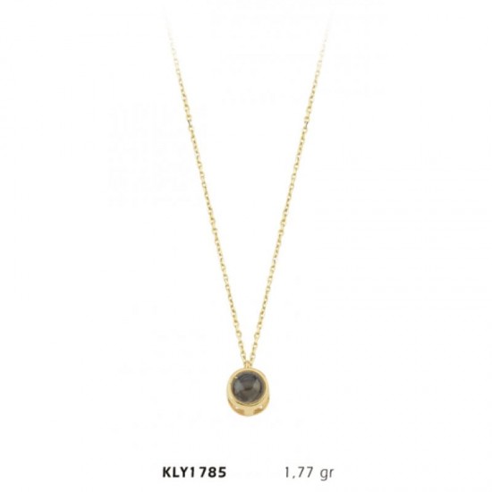 14 Ayar Altın Boncuk Kolye KLY1785