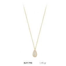 14 Ayar Altın Damla Kolye KLY1795