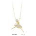 14 Ayar Altın Balerin Kolye KLY1834