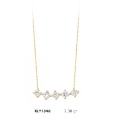 14 Ayar Altın Beştaş Kolye KLY1848