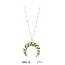 14 Ayar Altın Hilal Kolye KLY1895