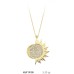 14 Ayar Altın Güneş Kolye KLY1920