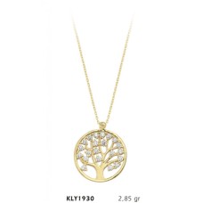 14 Ayar Altın Hayat Ağacı Kolye KLY1930