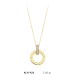 14 Ayar Altın  Halka Kolye KLY1933