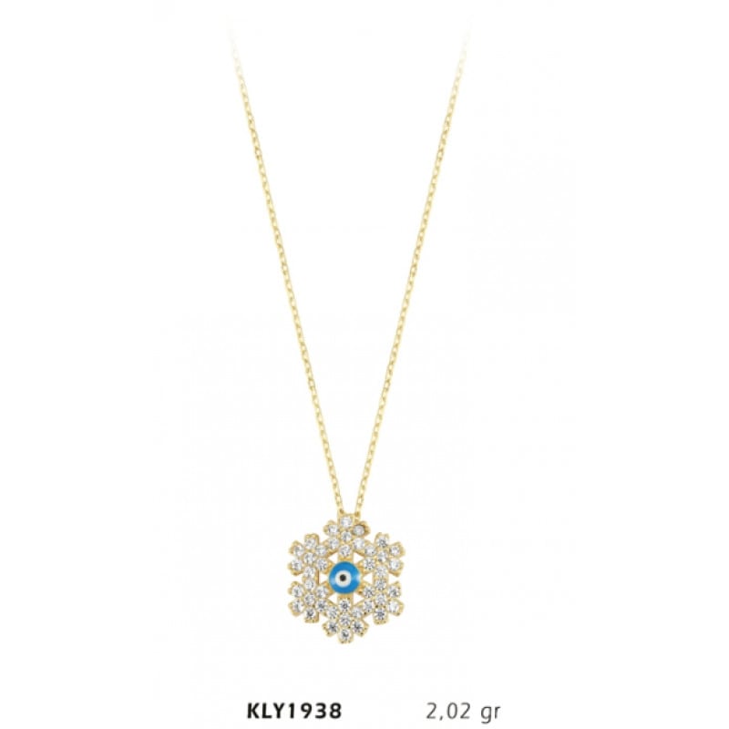 14 Ayar Altın Kar Tanesi Kolye KLY1938 14 Ayar Altın Kar Tanesi Kolye KLY1938