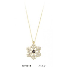 14 Ayar Altın Kar Tanesi Kolye KLY1940