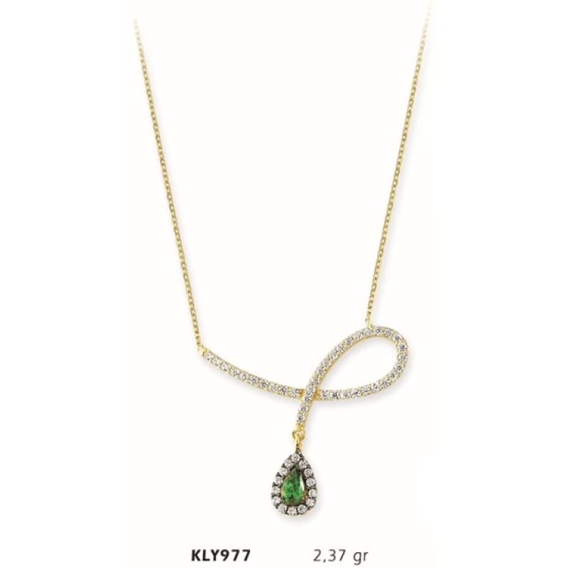 14 Ayar Altın Fantezi Kolye KLY977 14 Ayar Altın Fantezi Kolye KLY977