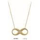 14 Ayar Altın Sonsuzluk Kolye KLY981