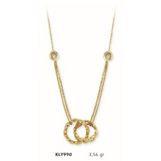 14 Ayar Altın Yüzük Kolye KLY990