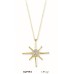 14 Ayar Altın Yıldız Kolye KLY992