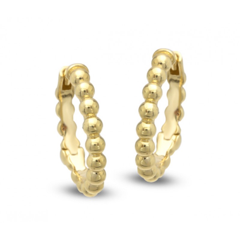 14 Ayar Altın Top Top Küpe KP001