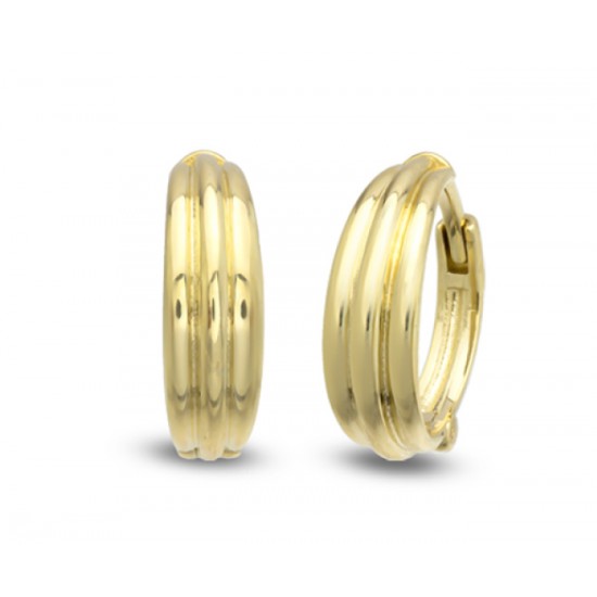 14 Ayar Altın Halka Küpe KP002