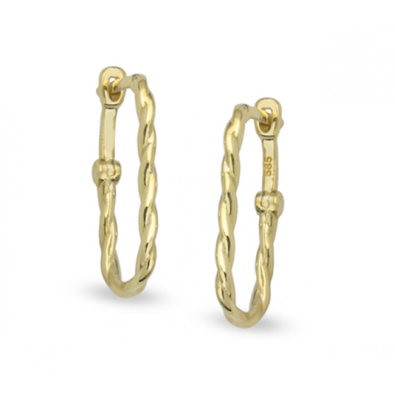 14 Ayar Altın Minimal Küpe KP009