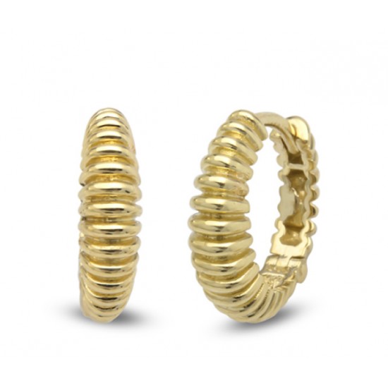 14 Ayar Altın Halka Küpe KP013