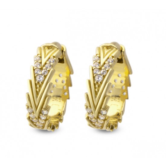 14 Ayar Altın V Küpe KP019 14 Ayar Altın V Küpe KP019