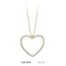 14 Ayar Altın Kalp Kolye KLY1440