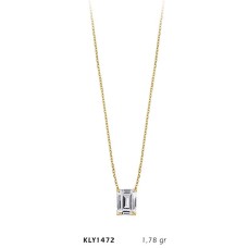 14 Ayar Altın Baget Kolye KLY1472