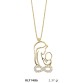 14 Ayar Altın Anne Bebek Kolye KLY1486
