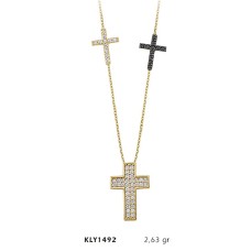 14 Ayar Altın Haç Kolye KLY1492